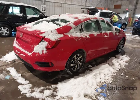 2017 Honda Civic Ex z USA, uszkodzony, nr VIN 2HGFC2F75HH578184